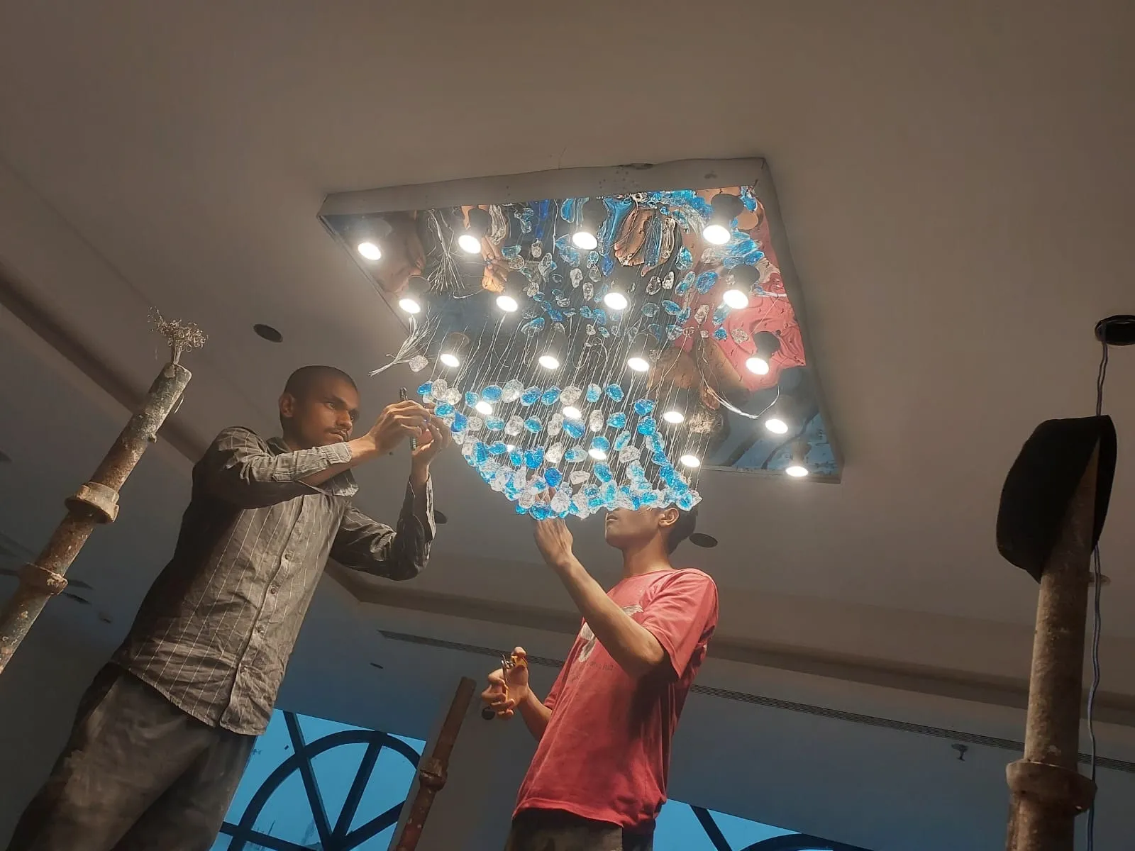Chandelier After Polishing