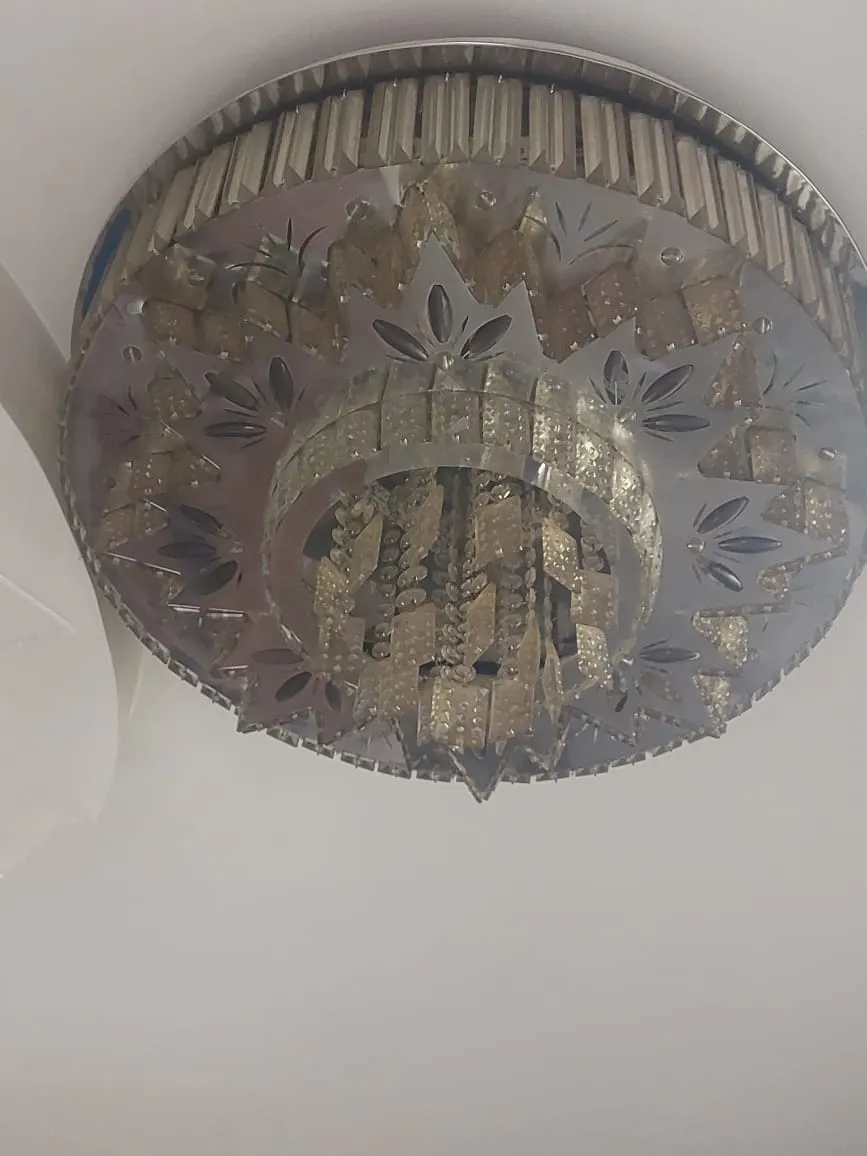Large Chandelier Before
